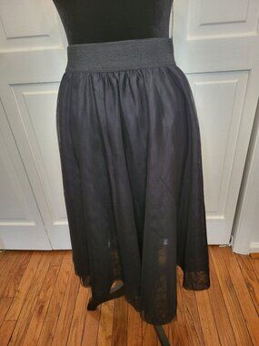 Signature Collection Black Tulle Full Skirt S Balletcore Whimsygoth Punk Fairy